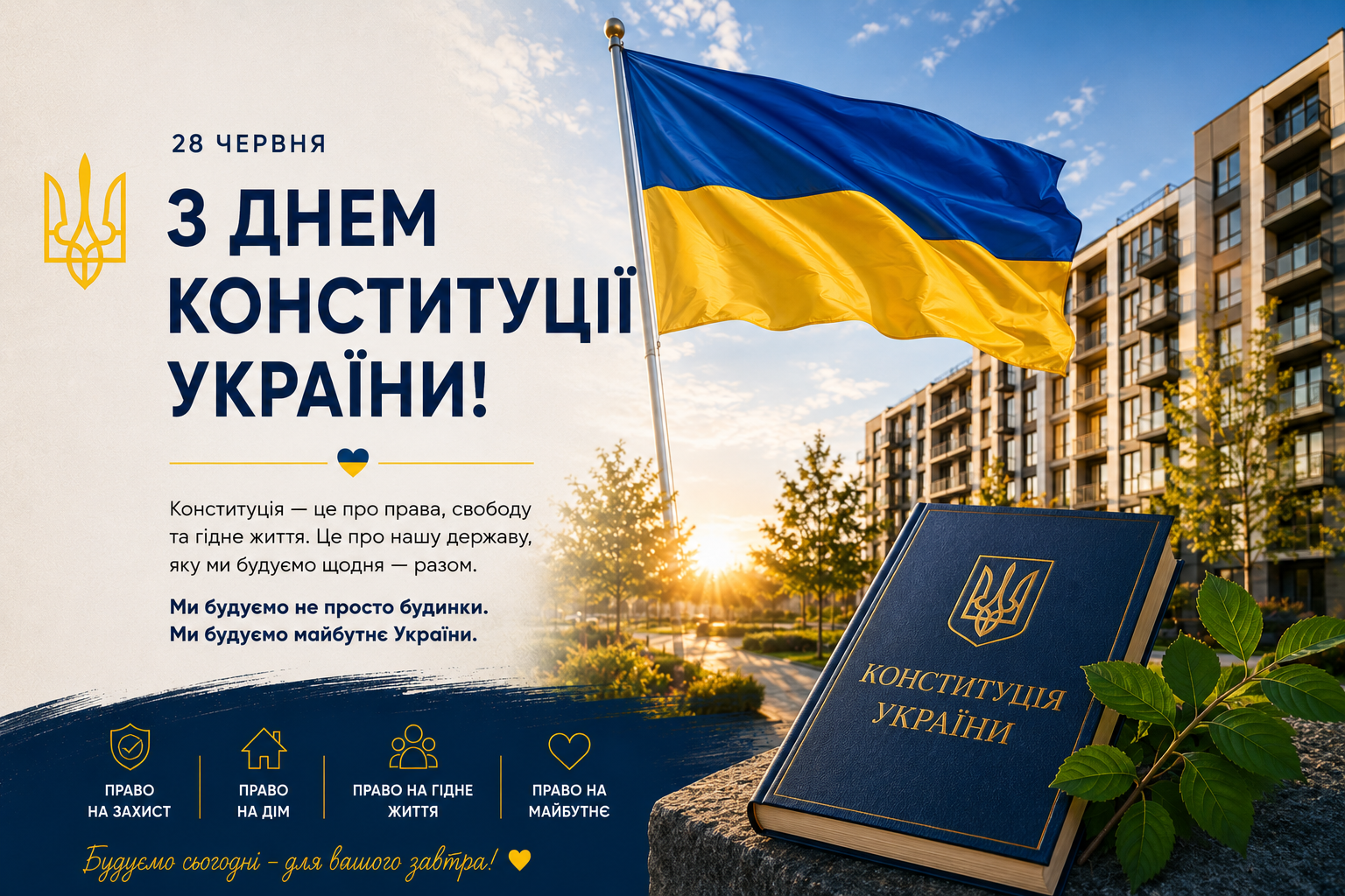 Конституція — це не лише закон. Це право мати свій дім.